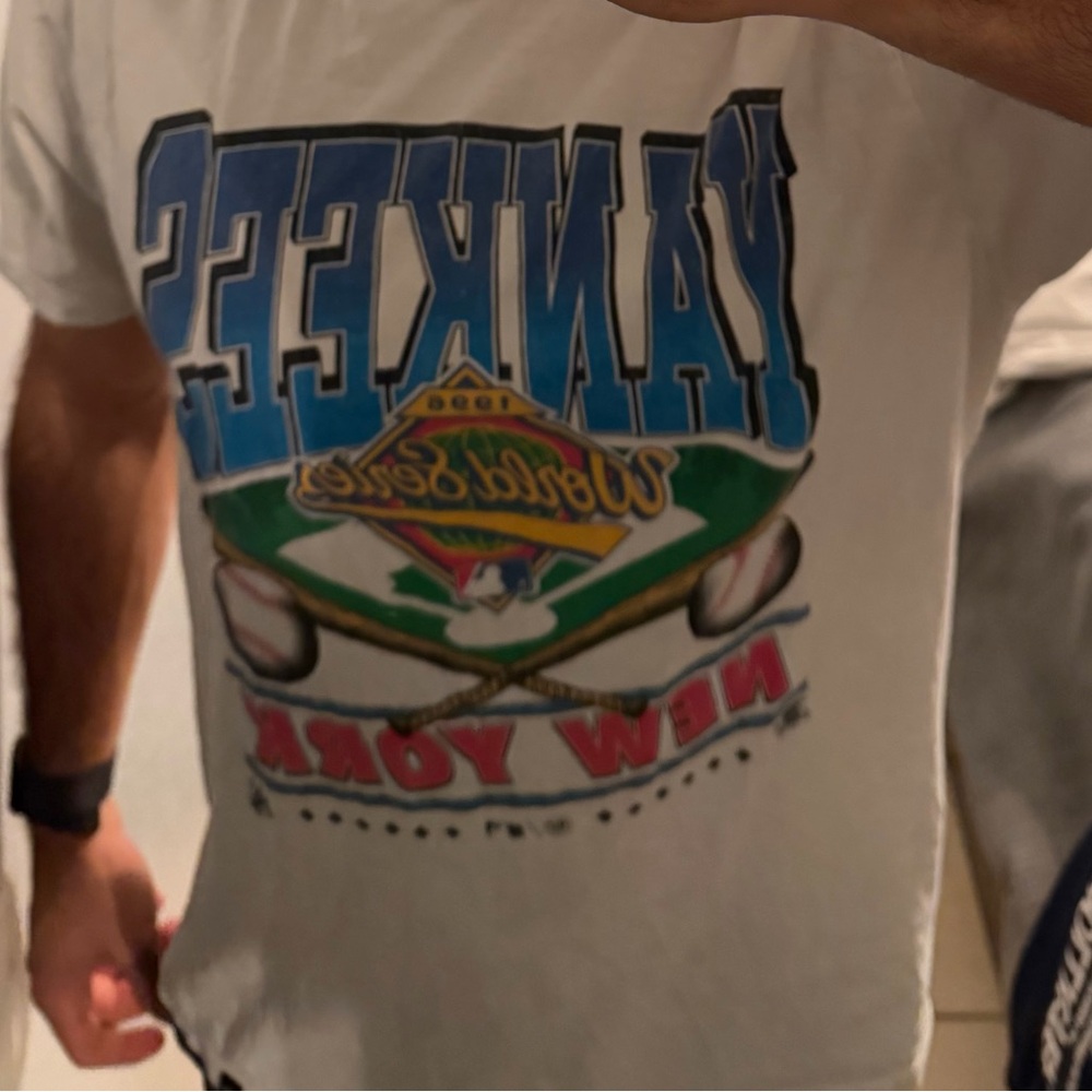 Yankees New York White Graphic Tee